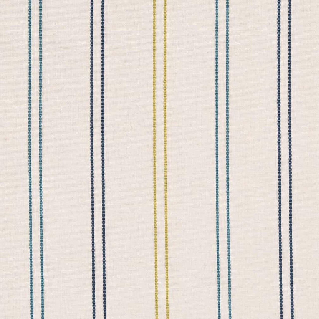 Blue Green Stain Resistant Performance Pet Friendly Stripe Woven Pattern Upholstery Fabric by The Yard - SKU: Belmar Pool